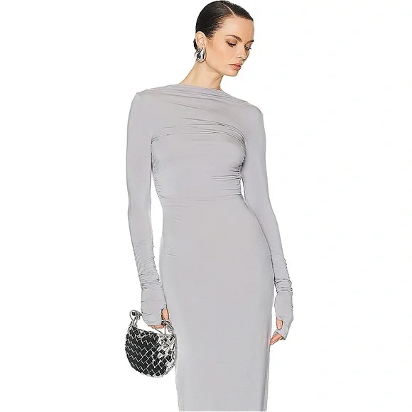 Helsa Jersey Maxi Dress - Picture 4 of 11